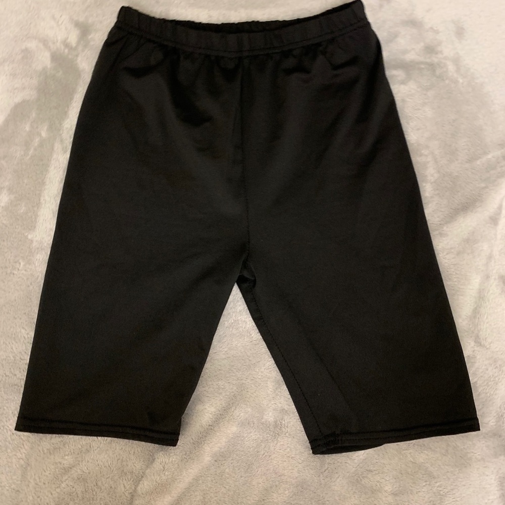 Black biker shorts